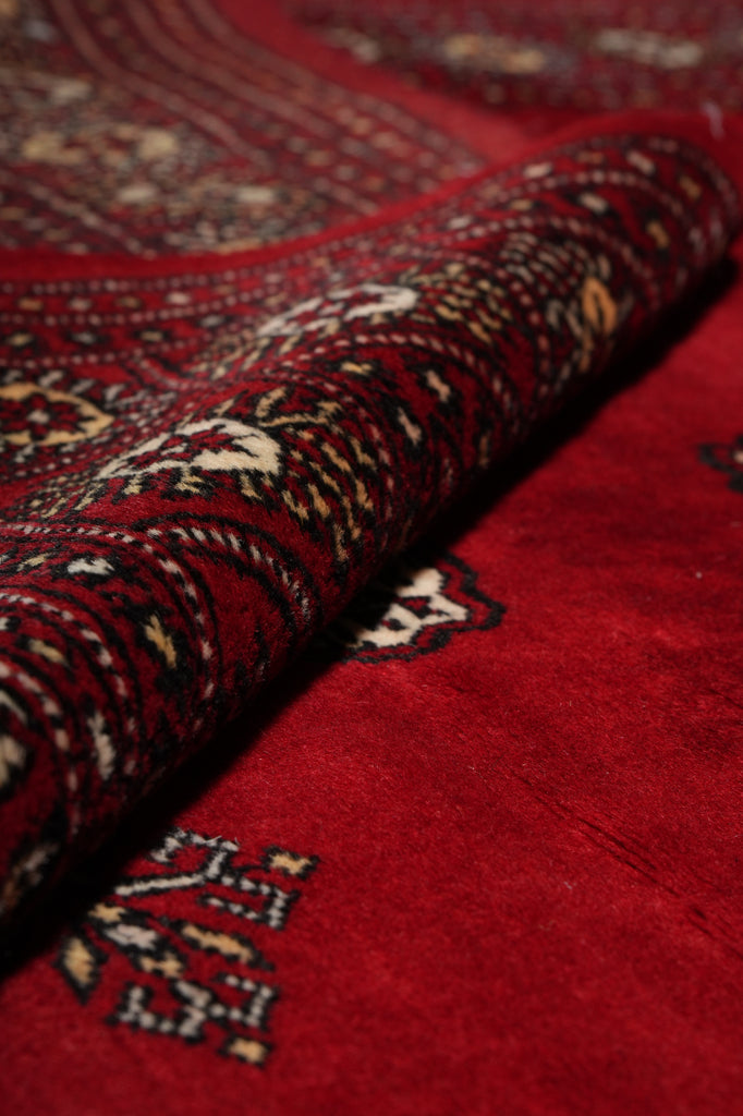 6 x 9.8 Imported Pakistan Bokhara Rug Soft Natural Wool #F-3214