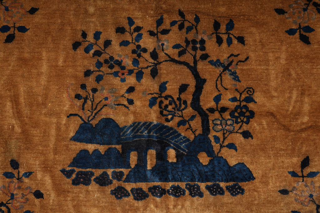 10 x 16 Ivory Antique Art Deco Rug 23962