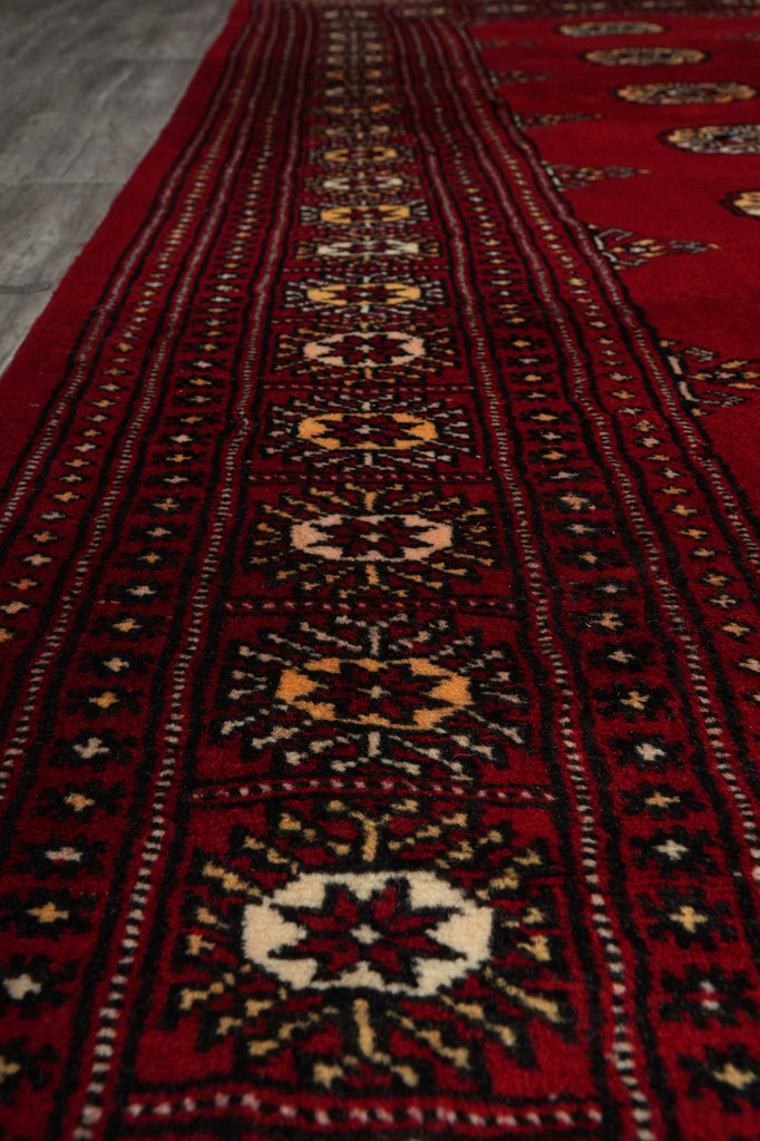6 x 9.8 Imported Pakistan Bokhara Rug Soft Natural Wool #F-3214