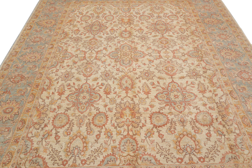 8 x 10.6 Hand-Knotted Afghanistan Nice Chobi Peshawar Rug #F-4332