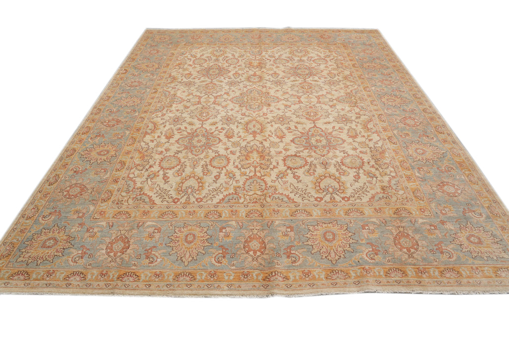 8 x 10.6 Hand-Knotted Afghanistan Nice Chobi Peshawar Rug #F-4332