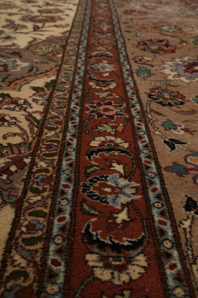 13 x 18.7 Fine Quality Persian Tabriz Rug 400 KPSI Wool and Silk #PIX-17140