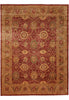 Load image into Gallery viewer, 8 x 10 Warm Color Burgundy Gold Quality Hand-Knotted Jaipur Rug