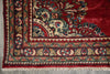 Load image into Gallery viewer, 5.3 x 6.9 Red Semi Antique Persian Sarouk Rug #B-73943