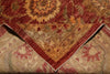 Load image into Gallery viewer, 8 x 10 Warm Color Burgundy Gold Quality Hand-Knotted Jaipur Rug #F-5284
