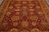Load image into Gallery viewer, 8 x 10 Warm Color Burgundy Gold Quality Hand-Knotted Jaipur Rug #F-5284