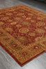 Load image into Gallery viewer, 8 x 10 Warm Color Burgundy Gold Quality Hand-Knotted Jaipur Rug #F-5284