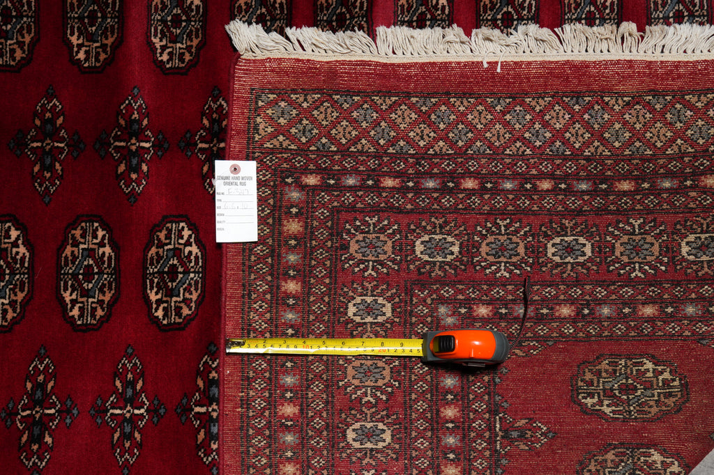6.6 x 10 New Handmade Bokhara Rug Soft Wool #F-3217