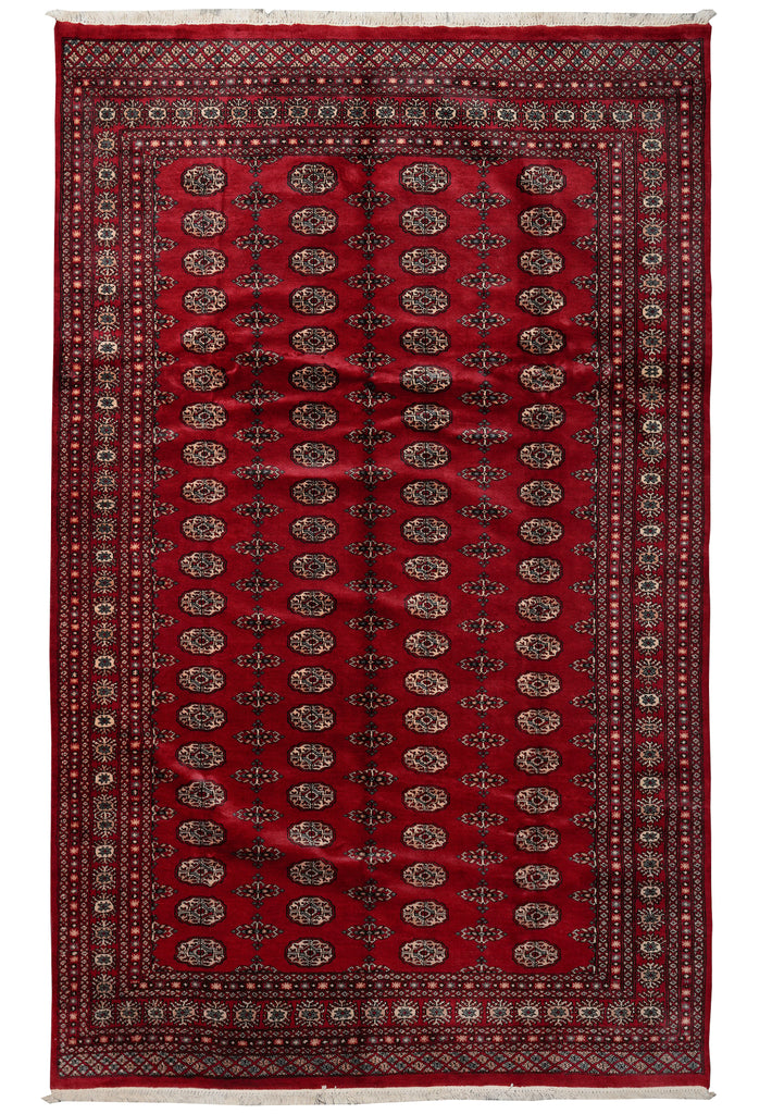 6.6 x 10 New Handmade Bokhara Rug Soft Wool #F-3217