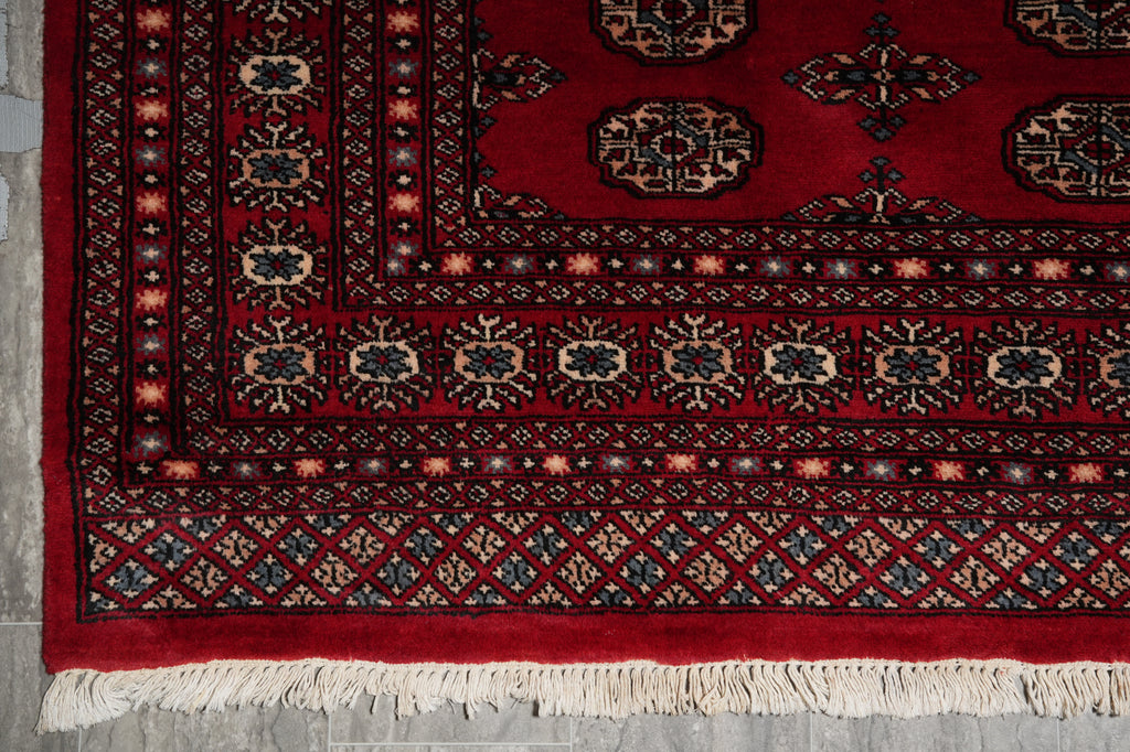 6.6 x 10 New Handmade Bokhara Rug Soft Wool #F-3217