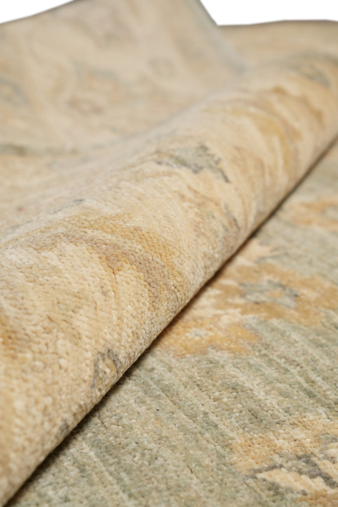 8 x 10 Light Green Zigler Chobi Peshawar Rug #F-4336