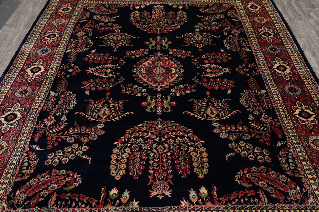 7.6 x 10 High Quality New Sarouk Mohajeran Rug Lustrous Wool Dense Weave #PIX-14500