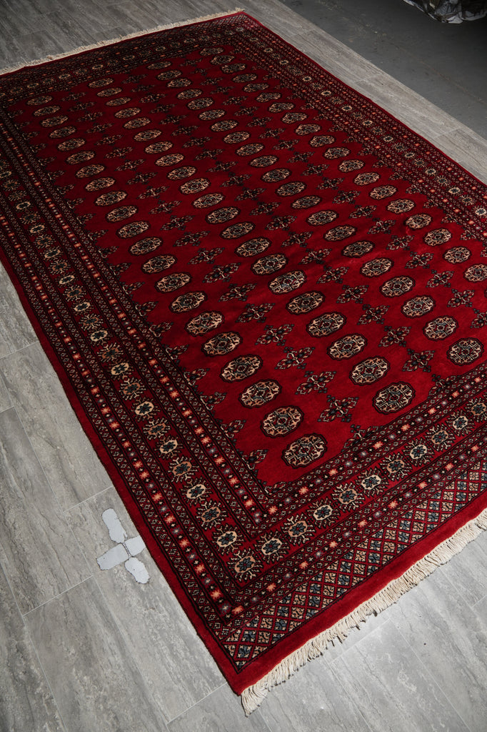 6.6 x 10 New Handmade Bokhara Rug Soft Wool #F-3217