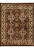 Load image into Gallery viewer, 8 x 9.8  High Quality Jaipur Rug  New Handmade Carpet Reproduction Burgundy Gold