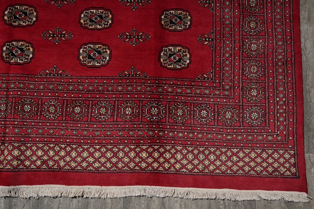 9 x 12 New Bokhara Handmade Rug #F-3211