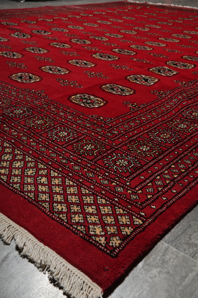 9 x 12 New Bokhara Handmade Rug #F-3211