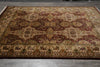 Load image into Gallery viewer, 8 x 9.8  High Quality Jaipur Rug  New Handmade Carpet Reproduction Burgundy Gold #F-5285