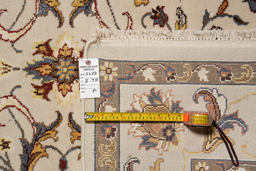 8 x 10 New Handmade Wool Agra Rug Clearance Sale #F-5287