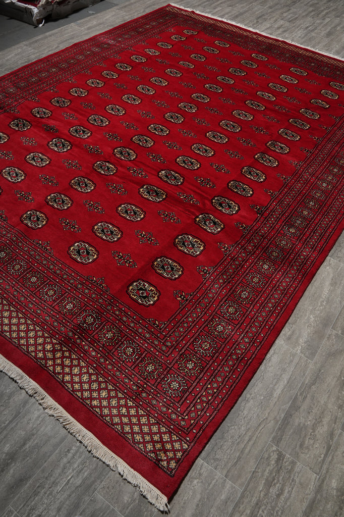 9 x 12 New Bokhara Handmade Rug #F-3211