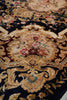 Load image into Gallery viewer, 6 x 9 Art Silk French Aubusson Silk Rug ROYAL BLUE #PIX-27503