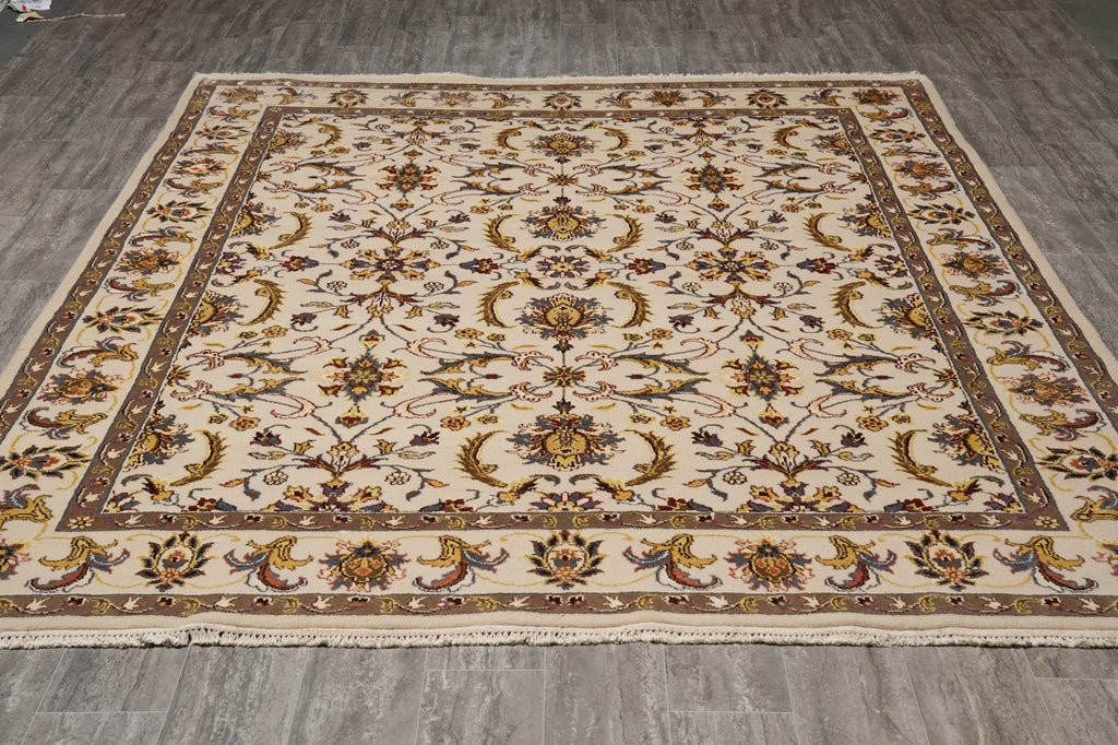 8 x 10 New Handmade Wool Agra Rug Clearance Sale #F-5287