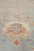 Load image into Gallery viewer, 8 x 9.7 Light Blue Chobi Peshawar Handmade Natural Wool Rug #F-4338