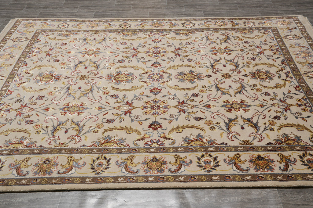 8 x 10 New Handmade Wool Agra Rug Clearance Sale #F-5287