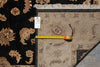 Load image into Gallery viewer, 8 x 10 Black High Quality Handmade Agra Rug #F-5286