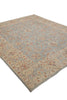 Load image into Gallery viewer, 8 x 9.7 Light Blue Chobi Peshawar Handmade Natural Wool Rug #F-4338