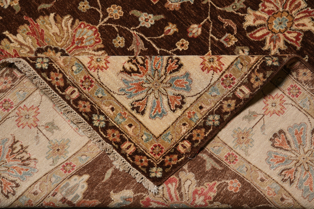 8 x 10 Beautiful Quality Natural Wool Chobi Peshawar Zigler Rug #F-5281