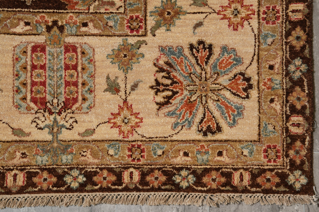 8 x 10 Beautiful Quality Natural Wool Chobi Peshawar Zigler Rug #F-5281