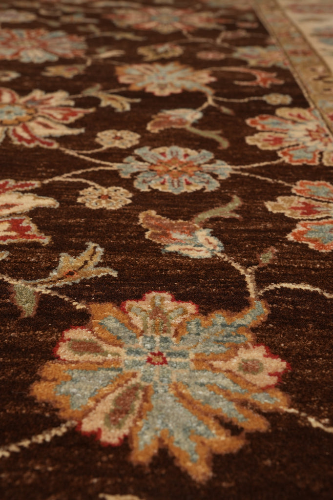 8 x 10 Beautiful Quality Natural Wool Chobi Peshawar Zigler Rug #F-5281