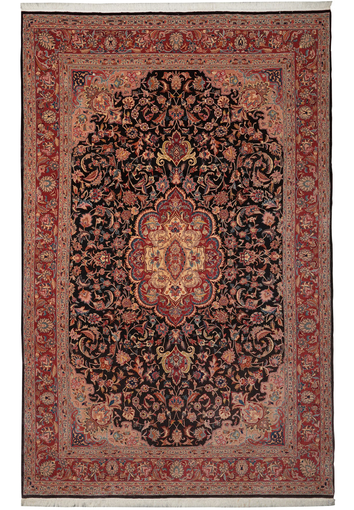 6.7 x 10 Silk&Wool Sino Tabriz Rug-China #PIX-13834