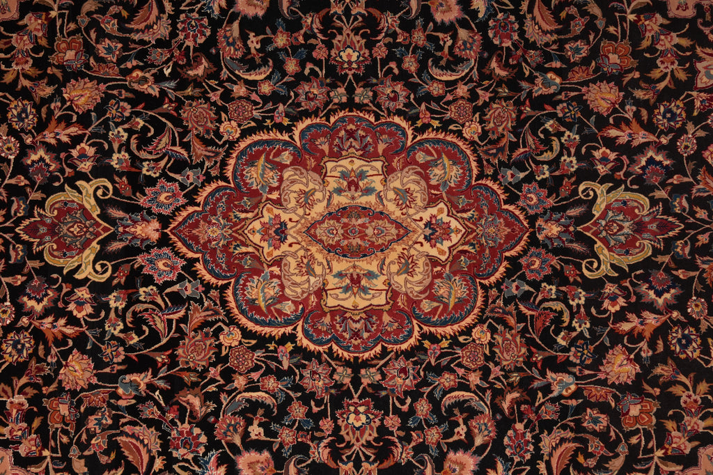 6.7 x 10 Silk&Wool Sino Tabriz Rug-China #PIX-13834