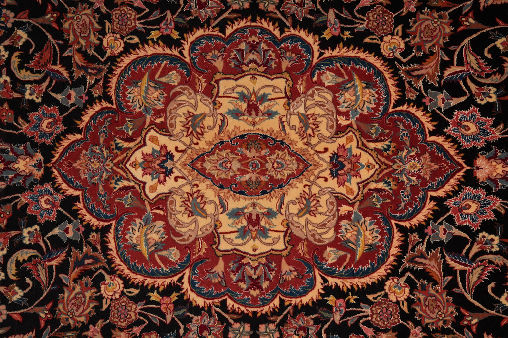 6.7 x 10 Silk&Wool Sino Tabriz Rug-China #PIX-13834