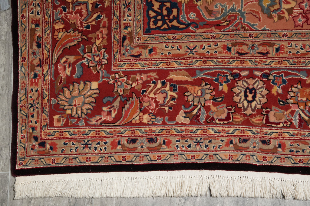 6.7 x 10 Silk&Wool Sino Tabriz Rug-China #PIX-13834