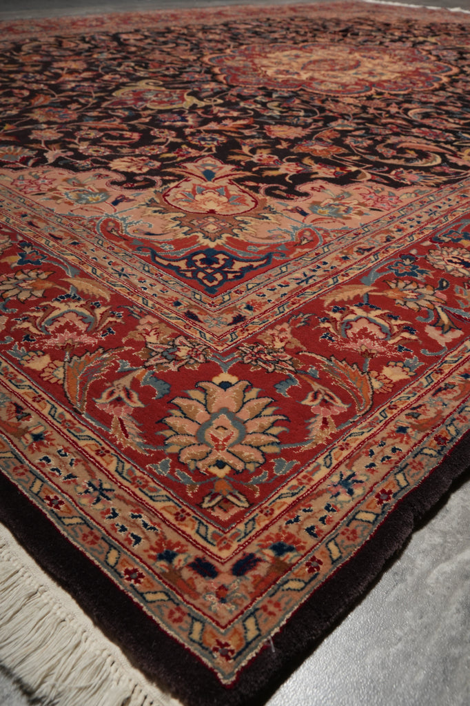 6.7 x 10 Silk&Wool Sino Tabriz Rug-China #PIX-13834