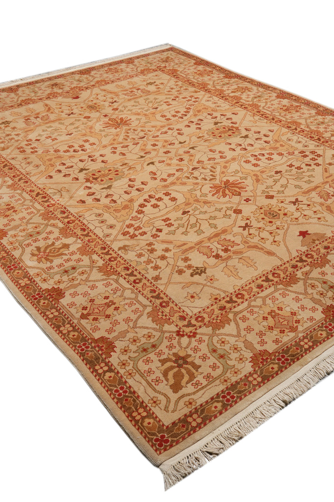 8 x 10 Warm Colors Chobi Peshawar Rug #F-4341