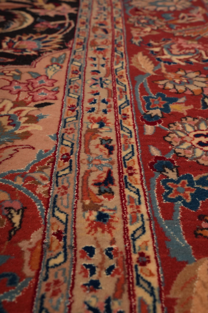 6.7 x 10 Silk&Wool Sino Tabriz Rug-China #PIX-13834