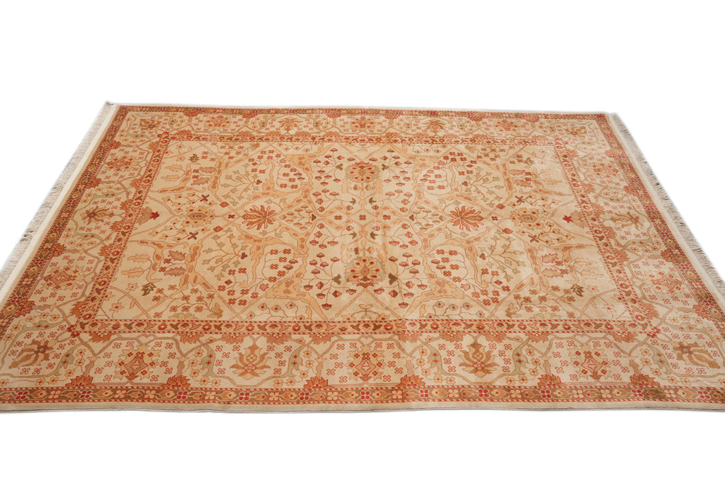 8 x 10 Warm Colors Chobi Peshawar Rug #F-4341