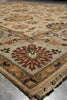 Load image into Gallery viewer, 8 x 10 Quality Handmade Wool Rug Beige Blue Gold #F-5282