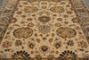 Load image into Gallery viewer, 8 x 10 Quality Handmade Wool Rug Beige Blue Gold #F-5282