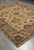 Load image into Gallery viewer, 8 x 10 Quality Handmade Wool Rug Beige Blue Gold #F-5282