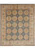 Load image into Gallery viewer, 8 x 9.6 Fine Quality Wool Zigler Chobi Peshawar Rug Blue #F-4342