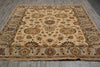 Load image into Gallery viewer, 8 x 10 Quality Handmade Wool Rug Beige Blue Gold #F-5282