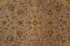 Load image into Gallery viewer, 9 x 12.7 Quality Handmade Agra Rug Brown Green #LA-52928