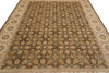 Load image into Gallery viewer, 8.1 x 10 Olive Green Chobi Peshawar Carpet Hand-Knotted In Pakistan #F-4343