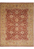 Load image into Gallery viewer, 8 x 10 Quality Natural Wool Handmade Chobi Zigler Rug Rust Green Gold