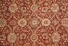 Load image into Gallery viewer, 8 x 10 Quality Natural Wool Handmade Chobi Zigler Rug Rust Green Gold #PIX-8453
