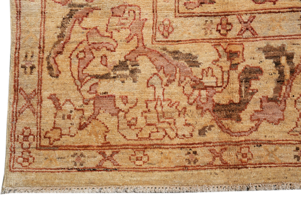 7.9 x 9.8 New Quality Natural Wool Chobi Peshawar Rug #F-4344